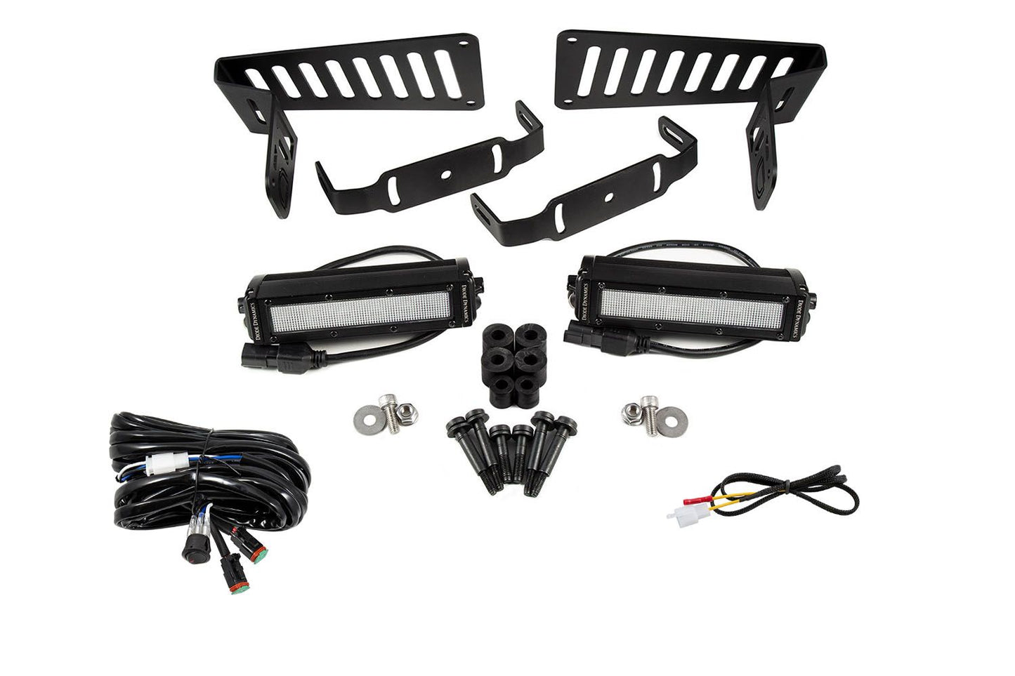 2018-2024 Jeep JL Wrangler Cowl Mount LED Brackets