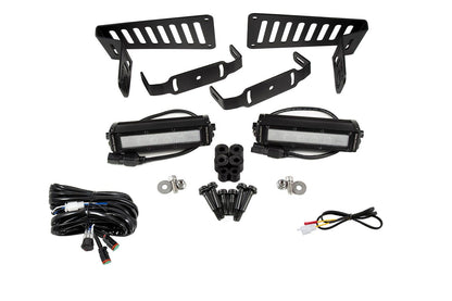 2018-2024 Jeep JL Wrangler Cowl Mount LED Brackets