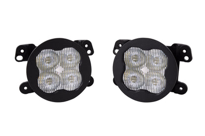 SS3 LED Fog Light Kit For 2007-2018 Jeep JK Wrangler (w/ Amber Backlights)
