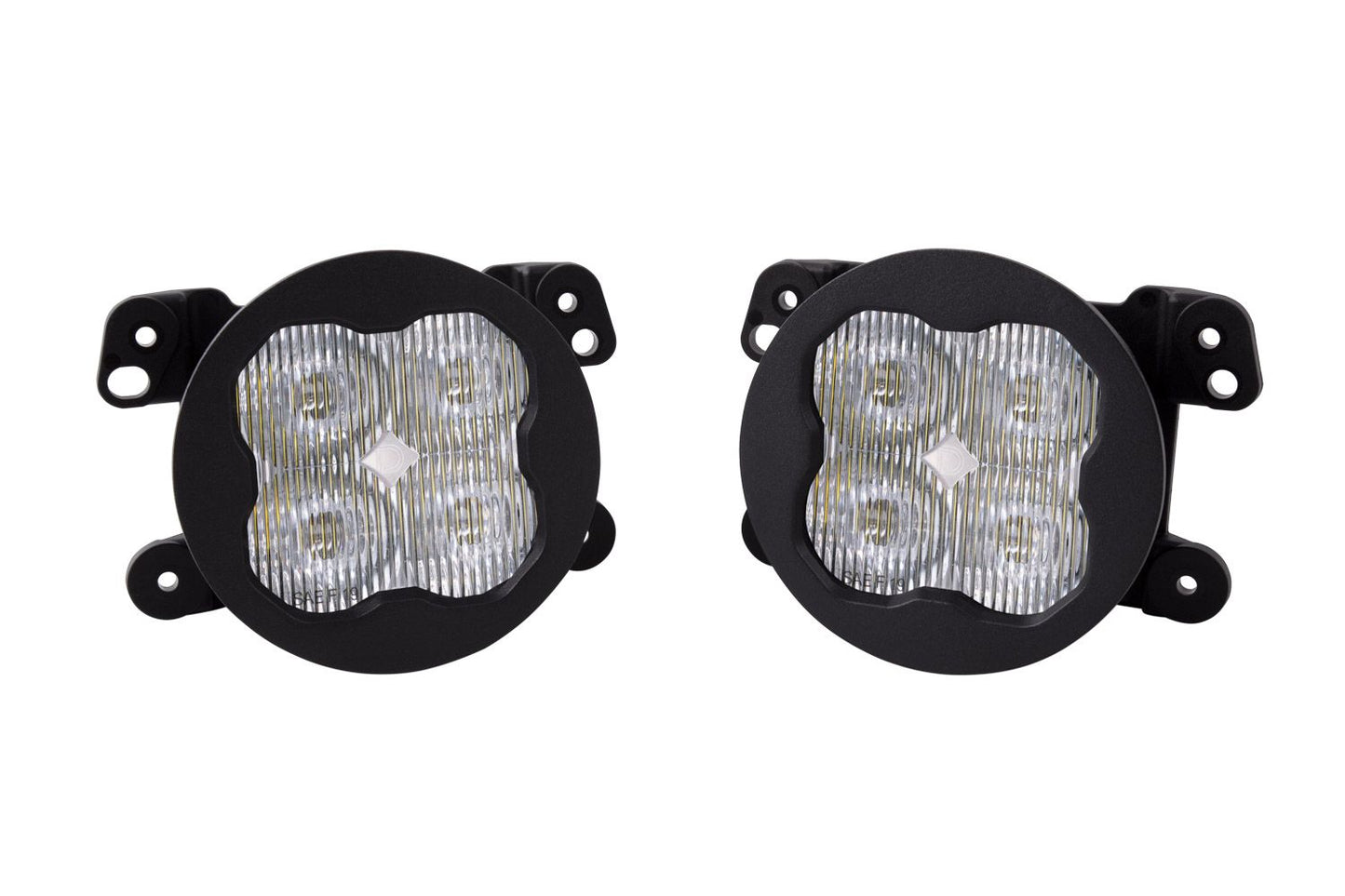 SS3 LED Fog Light Kit For 2020-2024 Jeep Gladiator (w/ Amber Backlights)