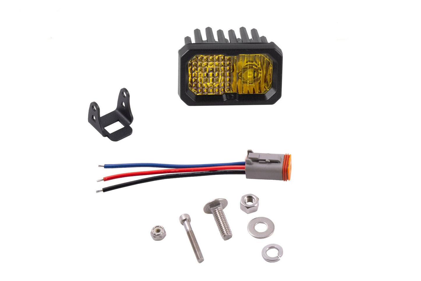Stage Series 2" SSC2 1.0 SAE Yellow Sport Standard LED Pod (one)