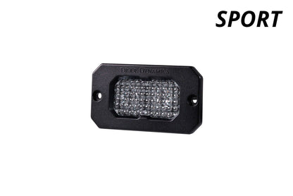 Stage Series 2" SAE White Sport Flush Mount LED Pod (one)
