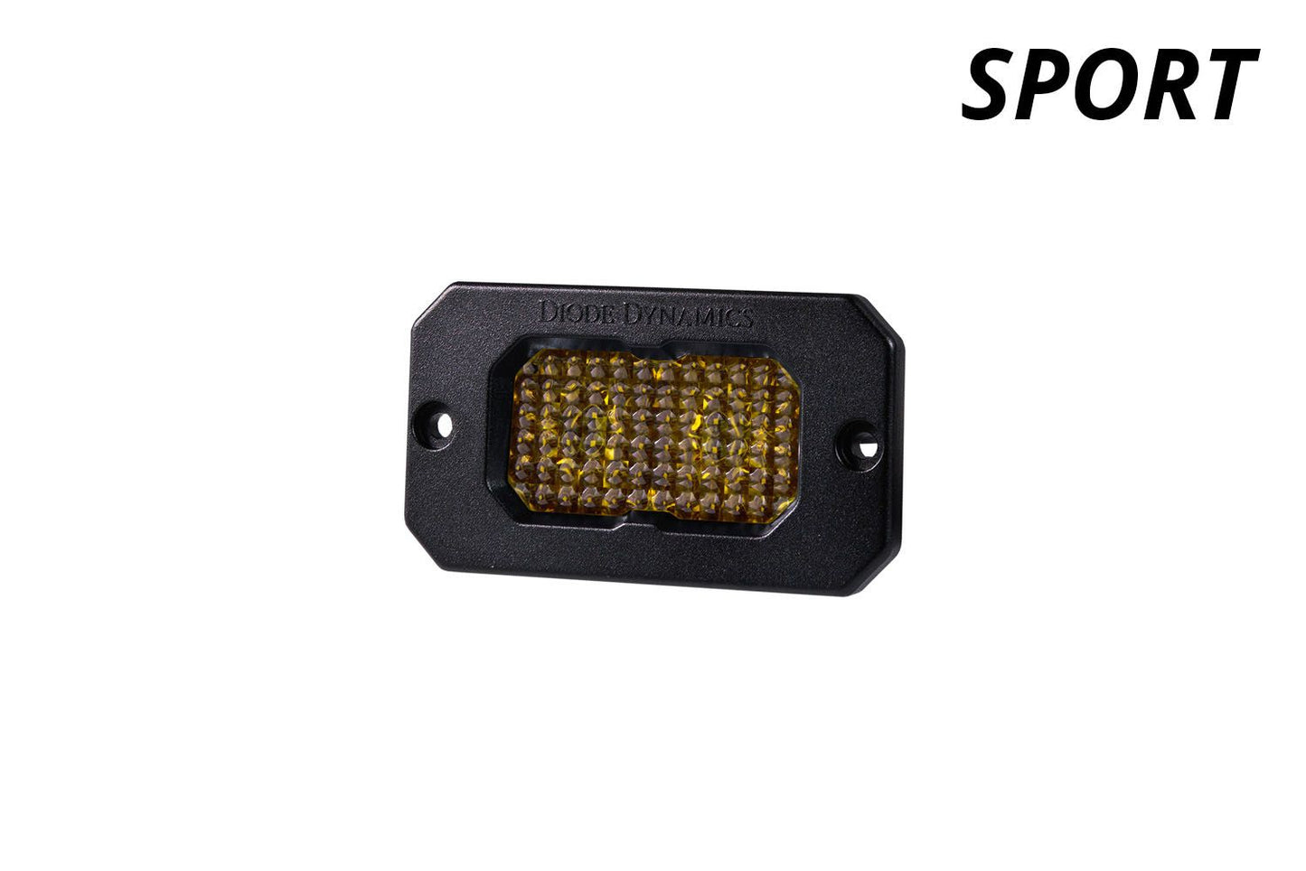 Stage Series 2" SAE Yellow Sport Flush Mount LED Pod (one)