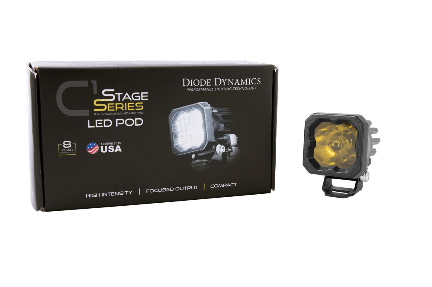 Stage Series C1 Yellow Sport Standard LED Pod (one)