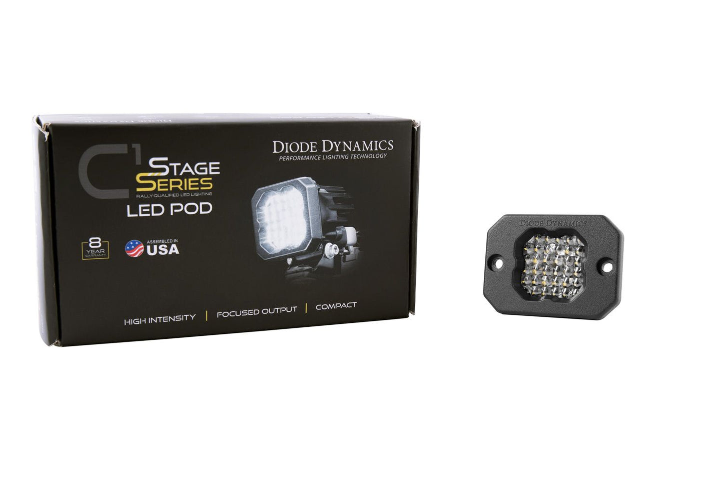 Stage Series C1 White Pro Flush Mount LED Pod (one)