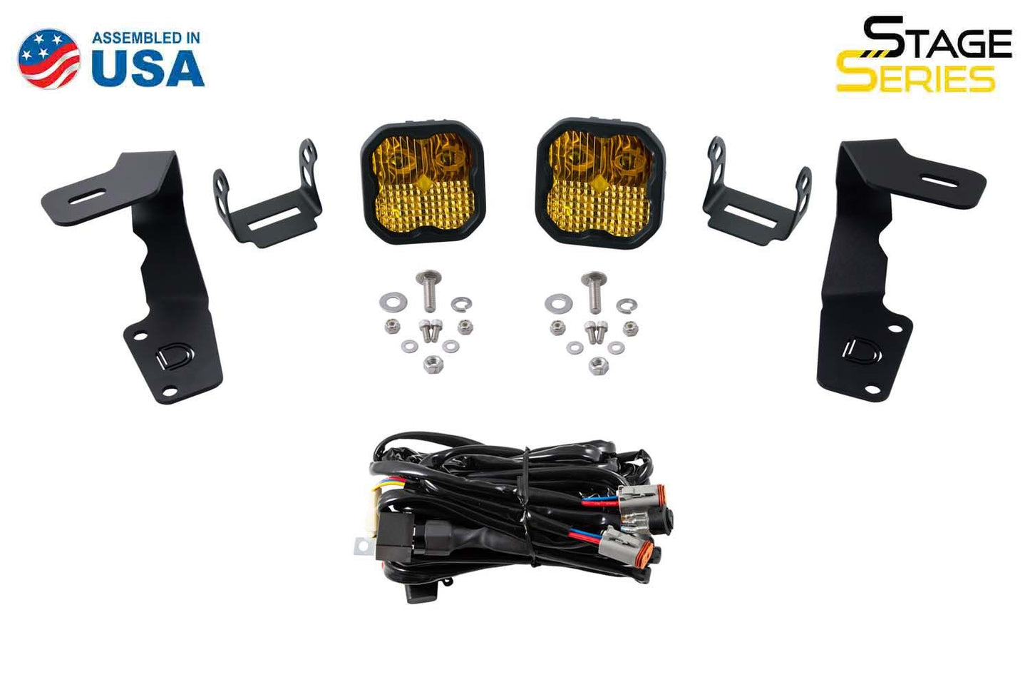 Stage Series Backlit Ditch Light Kit For 2015-2021 Subaru WRX/STi