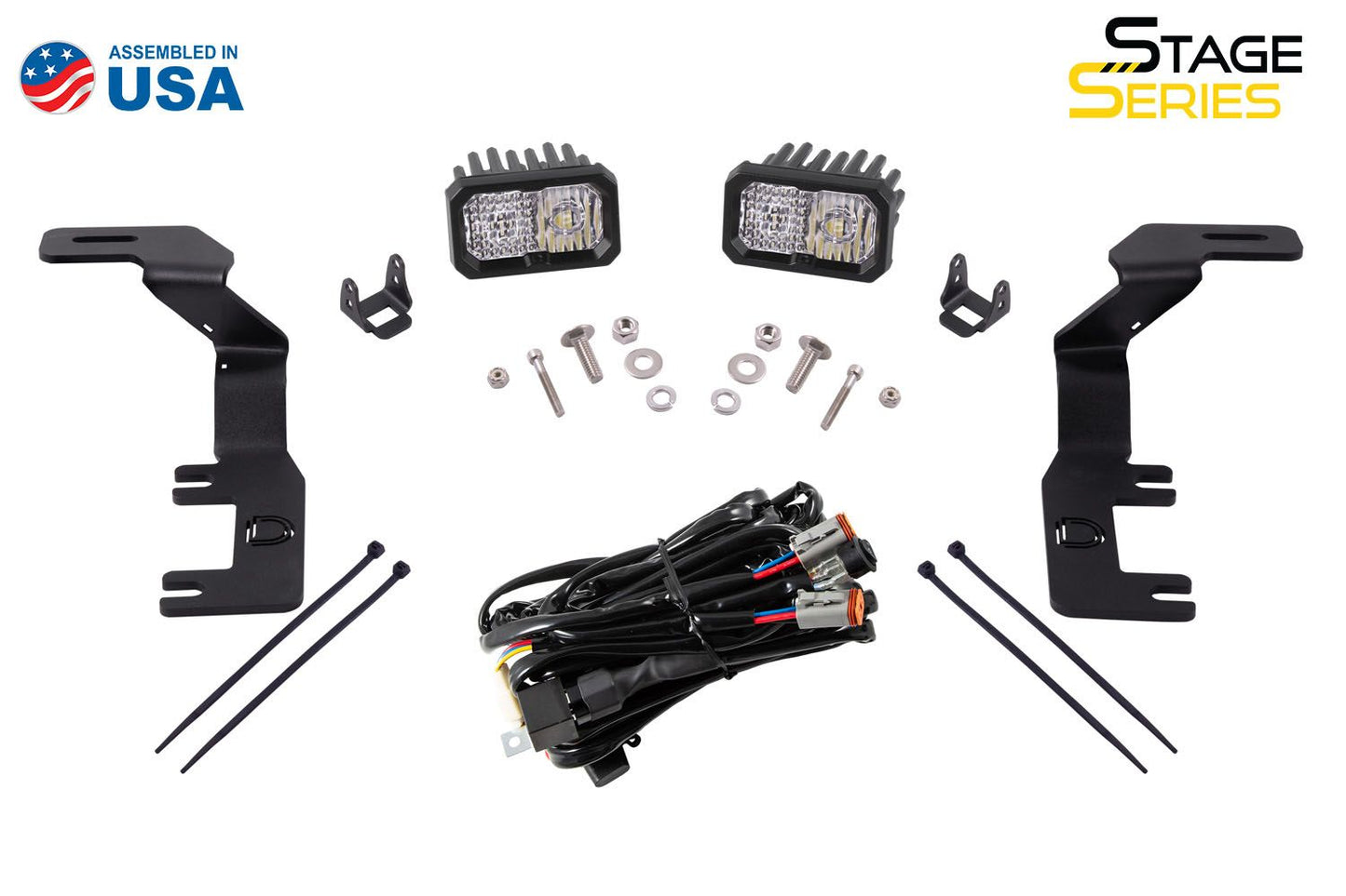 Stage Series Backlit Ditch Light Kit For 2015-2022 GMC Canyon