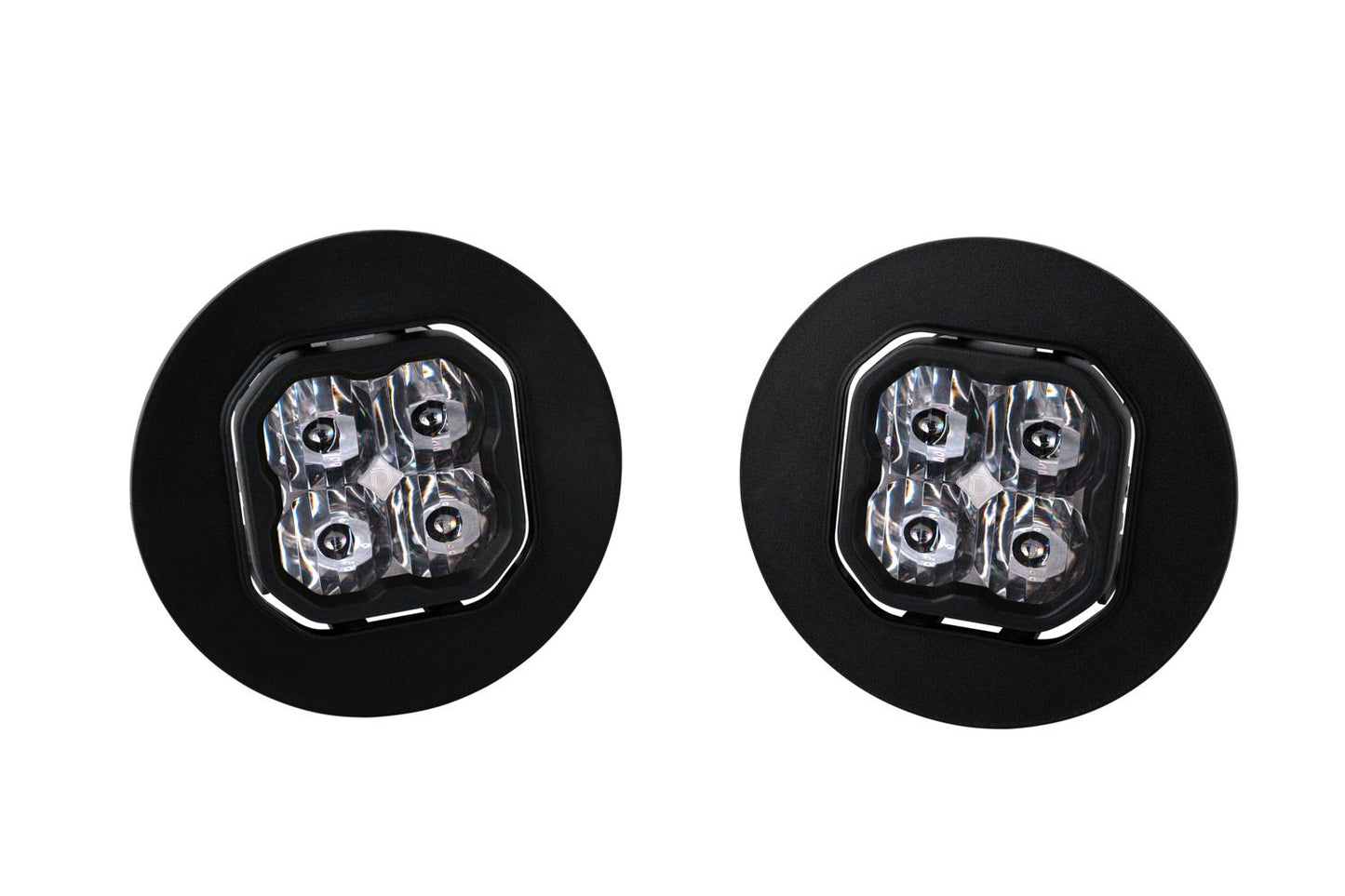 SS3 LED Fog Light Kit For 2007-2013 GMC Sierra 1500 (w/ Amber Backlights)