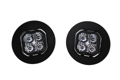 SS3 LED Fog Light Kit For 2007-2013 GMC Sierra 1500 (w/ Amber Backlights)