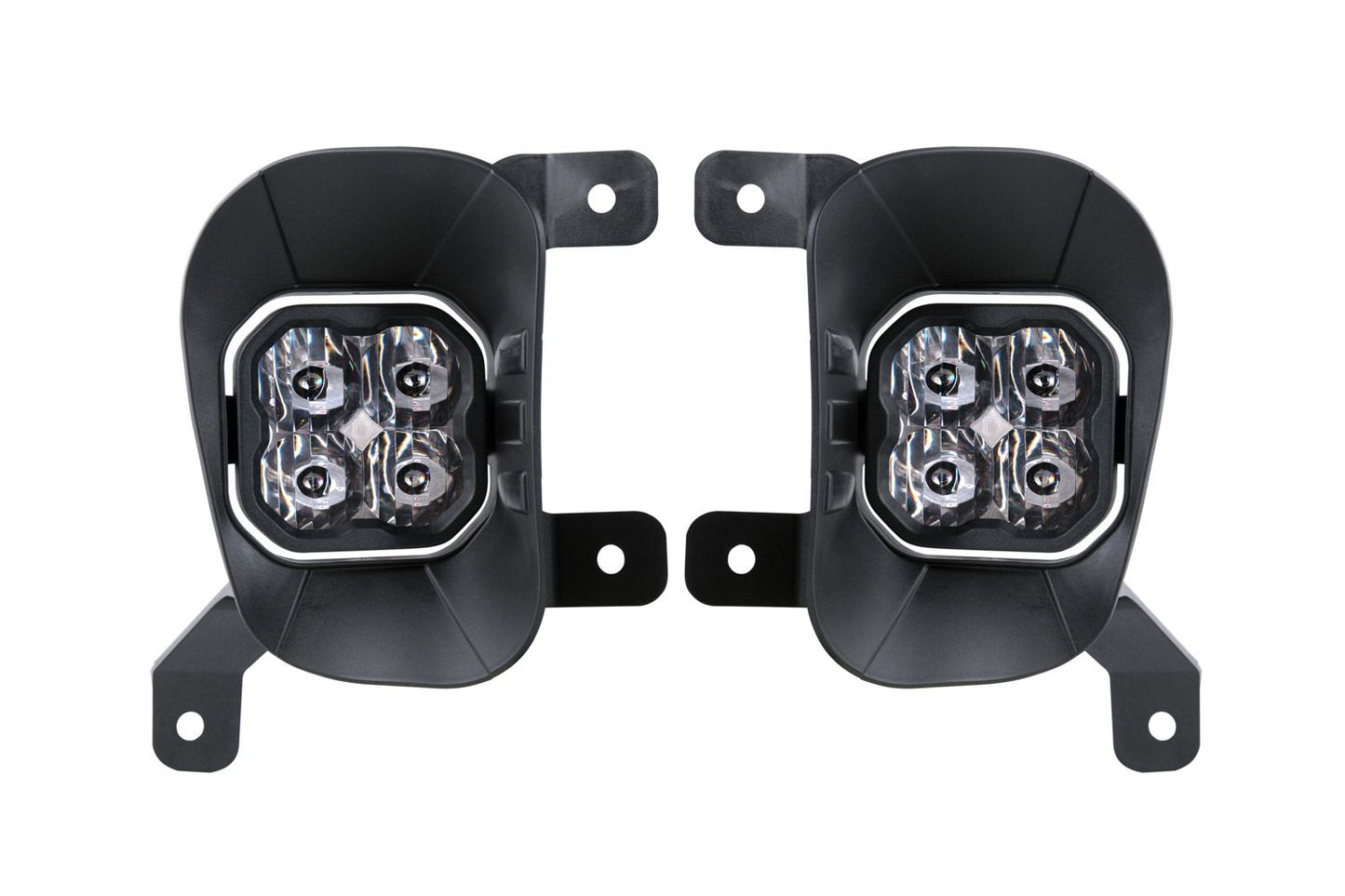 SS3 LED Fog Light Kit For 2013-2018 Ram 1500 (w/ Amber Backlights)