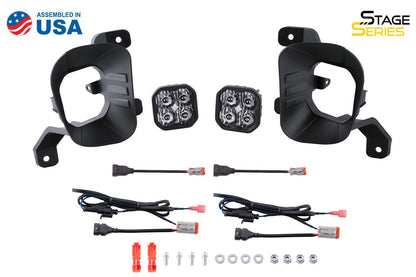 SS3 LED Fog Light Kit For 2013-2018 Ram 1500 (w/ Amber Backlights)