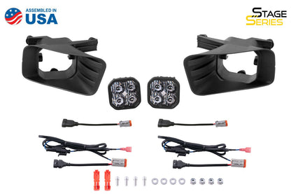 SS3 LED Fog Light Kit For 2009-2012 Ram 1500 (w/ Amber Backlights)