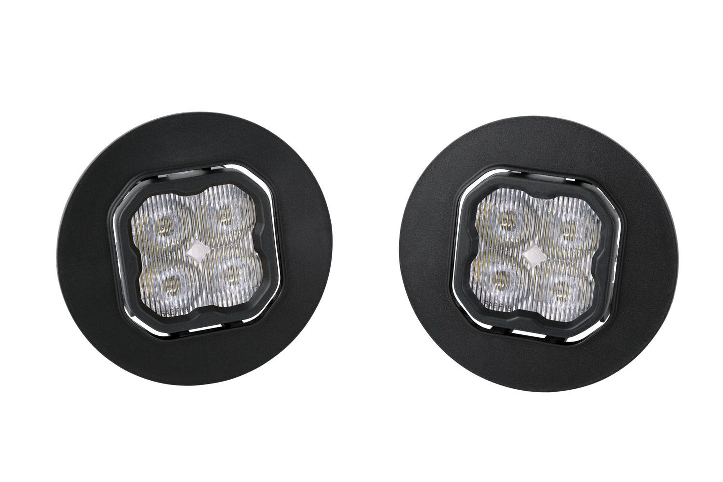 SS3 LED Fog Light Kit For 2007-2013 GMC Sierra 1500 (w/ Amber Backlights)