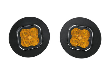 SS3 LED Fog Light Kit For 2007-2013 GMC Sierra 1500 (w/ Amber Backlights)