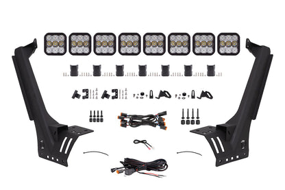 SS5 Windshield CrossLink Lightbar Kit for 2018-2025 Jeep JL Wrangler