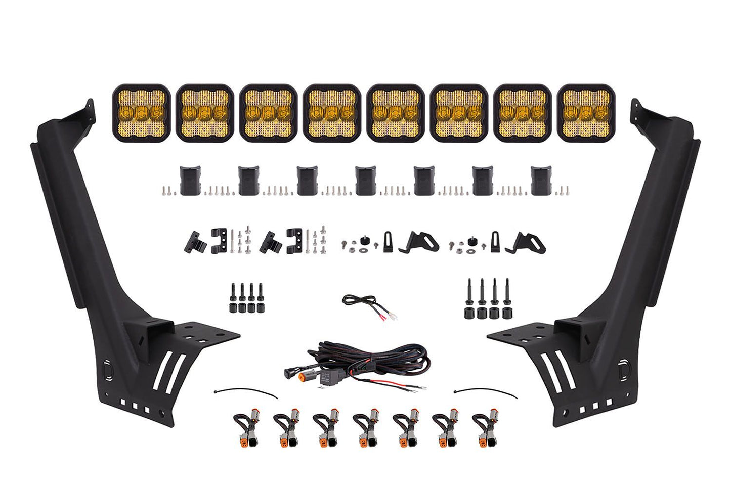 SS5 Windshield CrossLink Lightbar Kit For 2020-2023 Jeep Gladiator