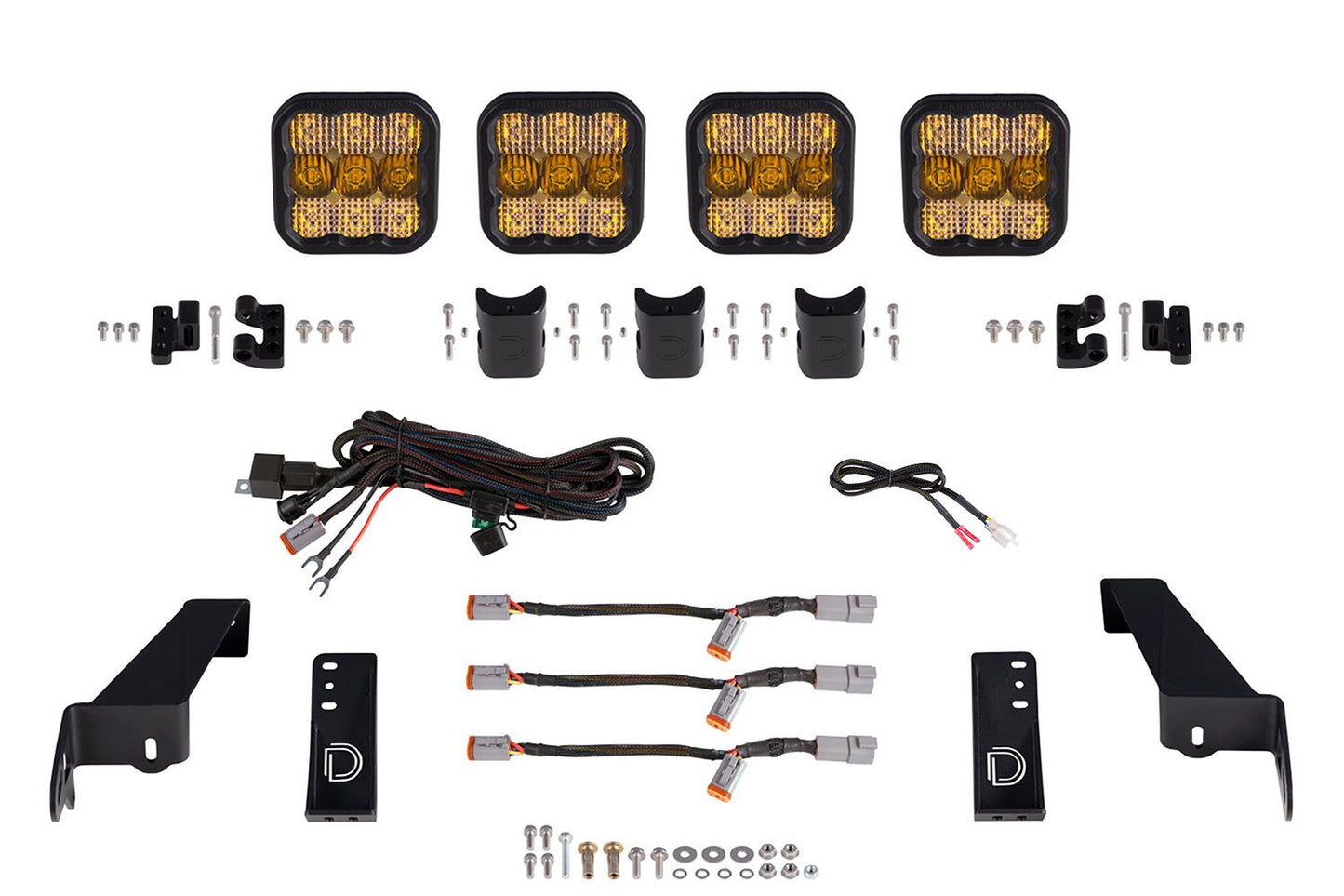 SS5 Grille CrossLink Lightbar Kit For 2020-2023 Jeep Gladiator
