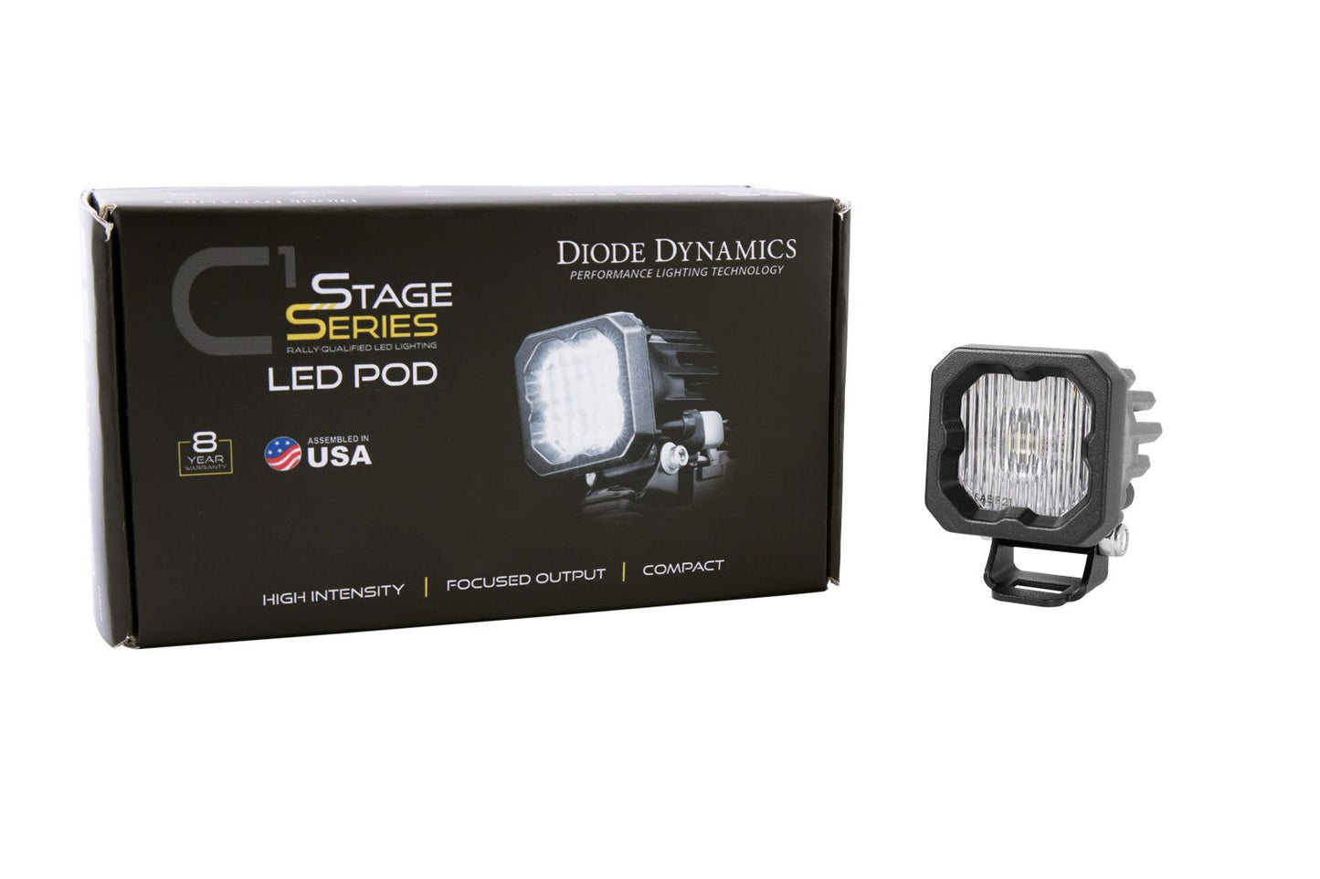Stage Series C1 White SAE Fog Standard LED Pod (one)