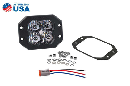 SS3 White/Yellow Pro Flush Mount LED Pod (one)