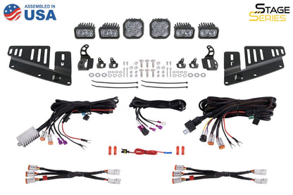 Stage Series Fog Pocket Kit for 2021-2025 Ford Bronco (w/ Steel Bumper)