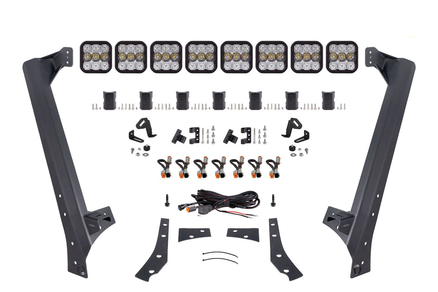 SS5 Windshield CrossLink Lightbar Kit For 2007-2018 Jeep JK Wrangler
