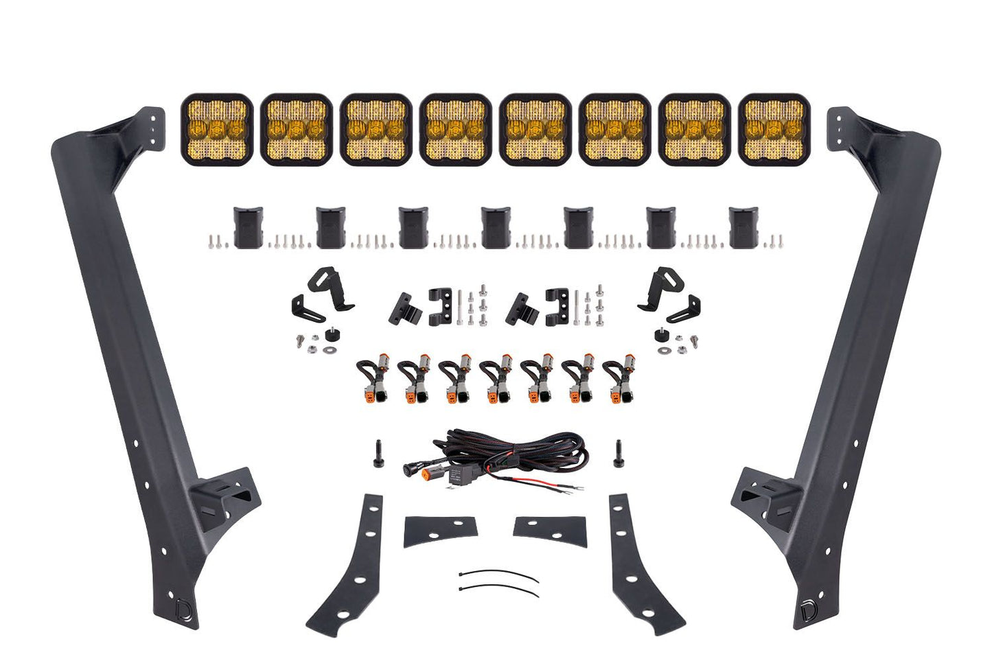 SS5 Windshield CrossLink Lightbar Kit For 2007-2018 Jeep JK Wrangler