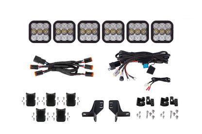 Diode Dynamics SS5 Grille CrossLink Lightbar Kit for 2021-2024 Ford Bronco (w/ Steel Bumper)