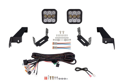 SS5 Bumper LED Pod Light Kit For 2018-2023 Jeep JL Wrangler
