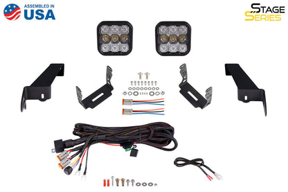 SS5 Bumper LED Pod Light Kit For 2020-2023 Jeep Gladiator