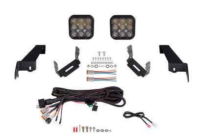 SS5 Bumper LED Pod Light Kit For 2018-2023 Jeep JL Wrangler