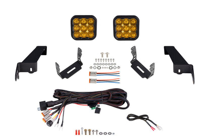 SS5 Bumper LED Pod Light Kit For 2018-2023 Jeep JL Wrangler