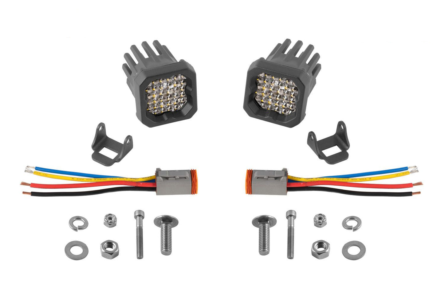 Stage Series C1R White Flood Standard LED Pod (pair)