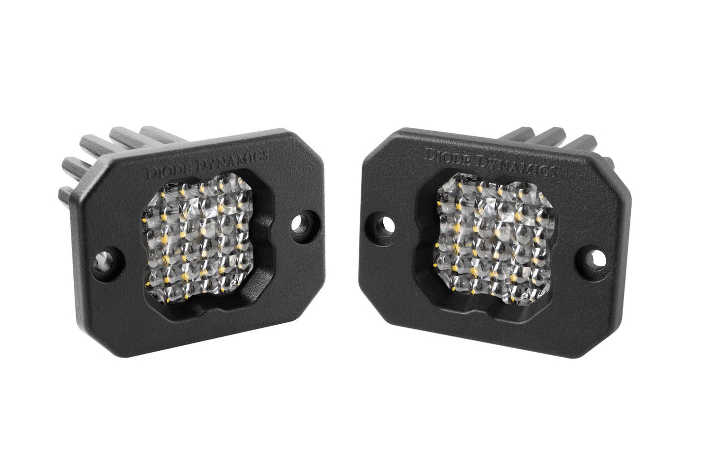 Stage Series C1R White Flood Flush Mount LED Pod (pair)