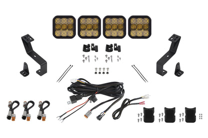 SS5 Grille CrossLink Lightbar Kit For 2019-2023 Ram 1500