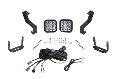 SS5 Bumper LED Pod Light Kit For 2019-2023 Ram 1500