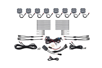Stage Series RGBW LED Rock Light Kit ( 4 / 8 / 12 ) pack
