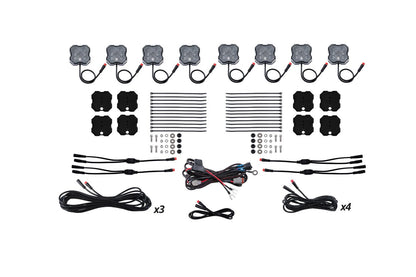 Stage Series RGBW LED Rock Light Kit ( 4 / 8 / 12 ) pack