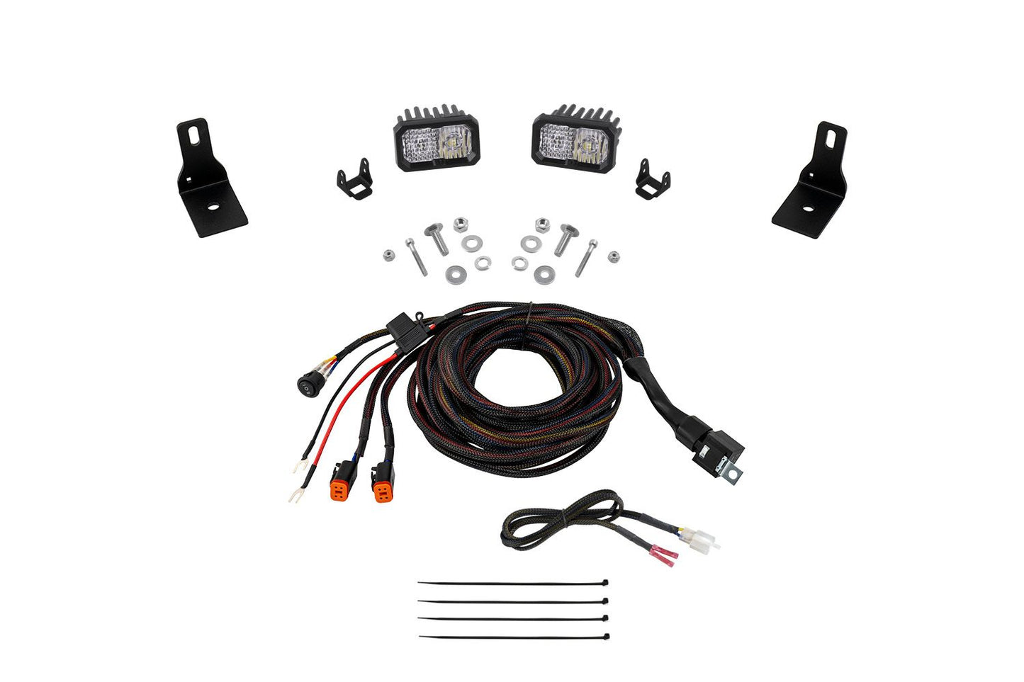 Stage Series Backlit Ditch Light Kit for 2022-2024 Ford Maverick