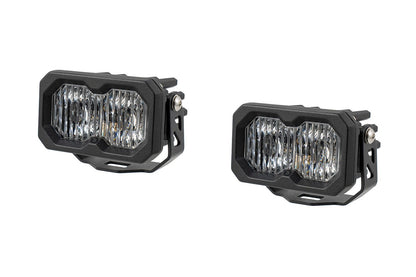 Stage Series 2" SSC2 2.0 SAE White Sport / Pro / Max Standard LED Pod (Pair)