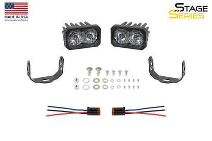 Stage Series 2" SSC2 2.0 SAE White Sport / Pro / Max Standard LED Pod (Pair)