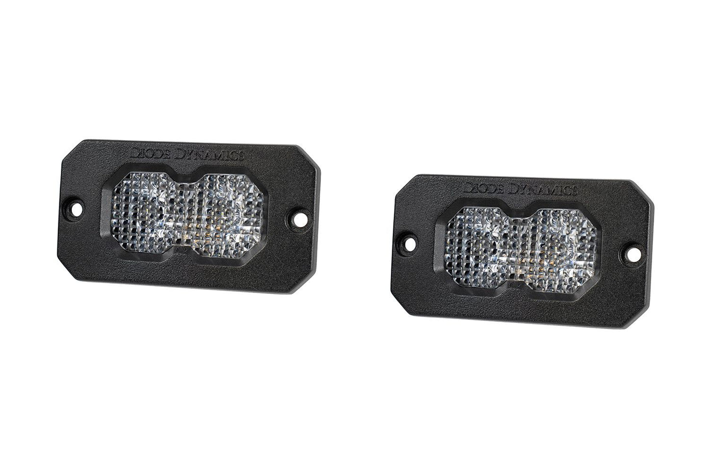 Stage Series 2" SSC2 2.0 White Sport / Pro / Max Flush Mount LED Pod (Pair)