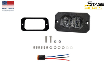 Stage Series 2" SSC2 2.0 White Sport / Pro / Max Flush Mount LED Pod (one)