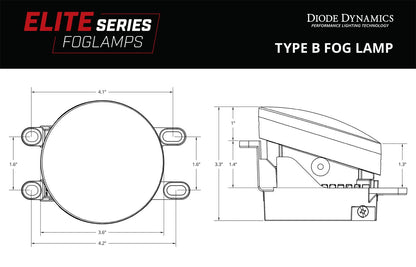 Elite Series Type B Fog Lamps For Lexus (Pair)