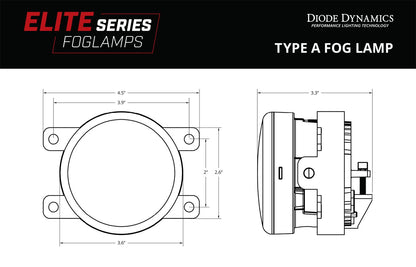Elite Series Type A Fog Lamps for Ford (pair)