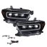 2016-2023 Toyota Tacoma Sequential LED Projector Headlights with Amber DRL Pair Form Lighting - FL0076