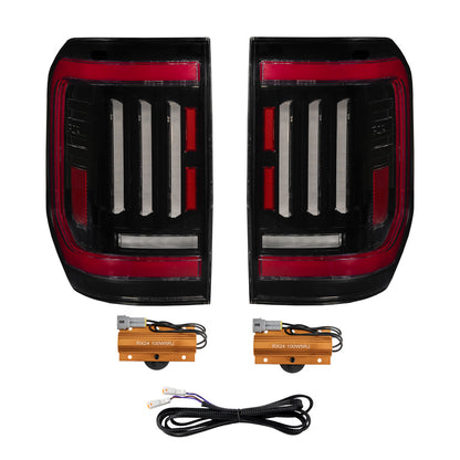 2022-2025 Ford Maverick LED Tail Lights Smoked or Red (pair)