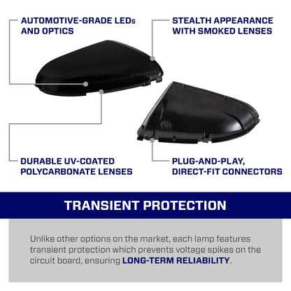 Ram LED Mirror Lights (Pair) (FL0034 & FL0035)
