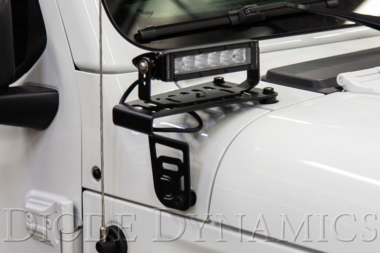 2018-2024 Jeep JL Wrangler Cowl Mount LED Brackets
