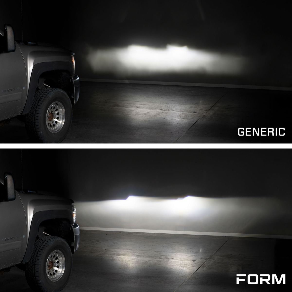 2007-2013 Chevrolet Silverado LED Projector Headlights Pair Form Lighting - FL0005