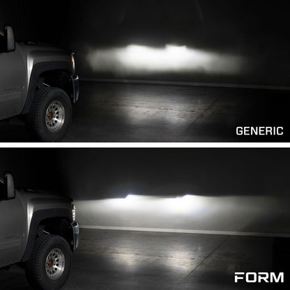 2007-2013 Chevrolet Silverado LED Projector Headlights Pair Form Lighting - FL0005